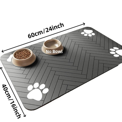 Absorbent Pet Feeding Mat – Waterproof & Quick-Dry