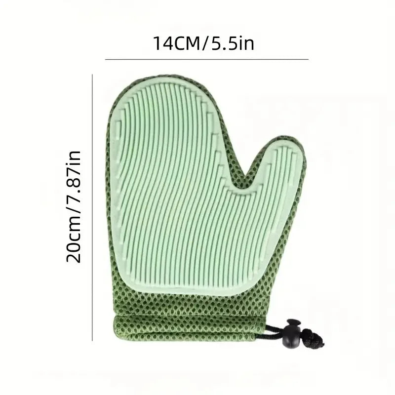 2-in-1 Reversible Pet Hair Remover Gloves for Cats & Dogs