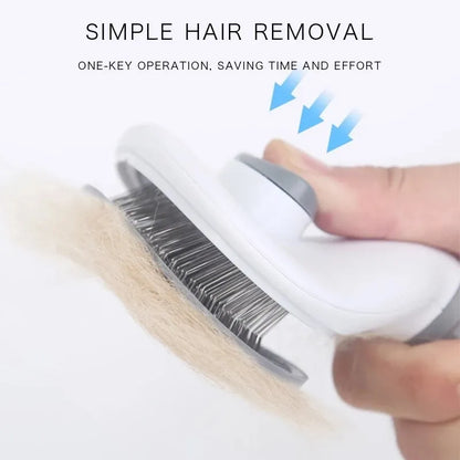 Easy Clean Pet Grooming Brush