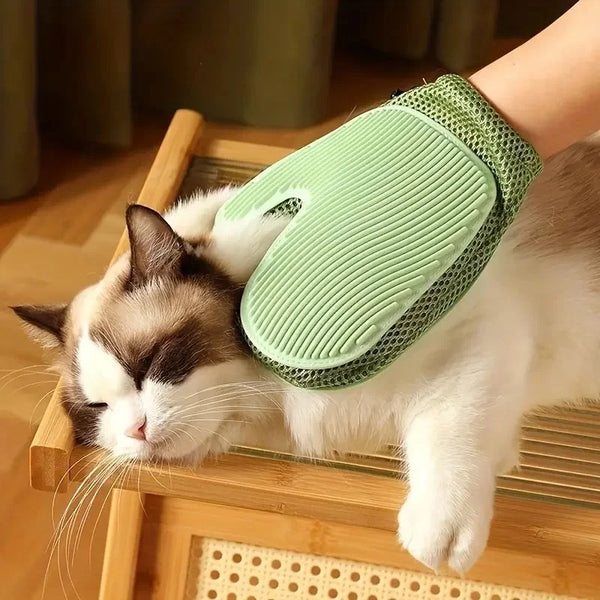 2-in-1 Reversible Pet Hair Remover Gloves for Cats & Dogs