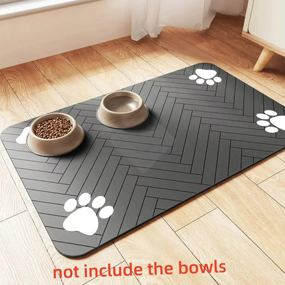 Absorbent Pet Feeding Mat – Waterproof & Quick-Dry