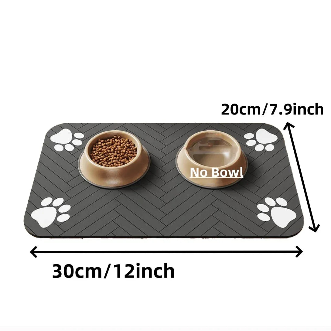 Absorbent Pet Feeding Mat – Waterproof & Quick-Dry