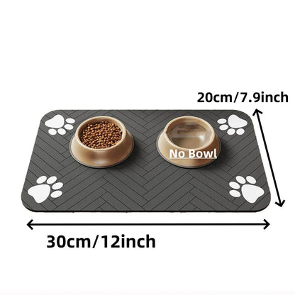 Absorbent Pet Feeding Mat – Waterproof & Quick-Dry